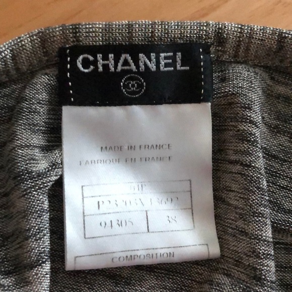 Chanel 2004 metallic gold formal midi dress - Picture 7 of 8